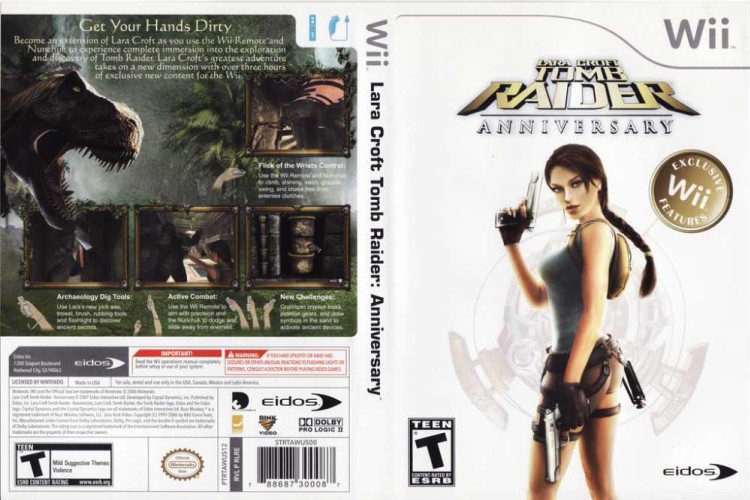 Tomb Raider: Anniversary - Wii | VideoGameX
