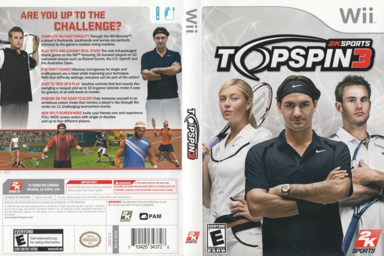Top Spin 3 - Wii | VideoGameX