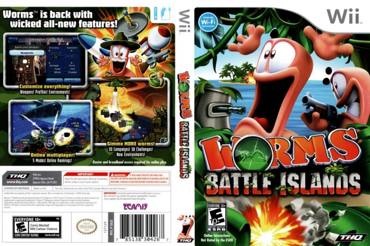 Worms Battle Islands - Wii | VideoGameX