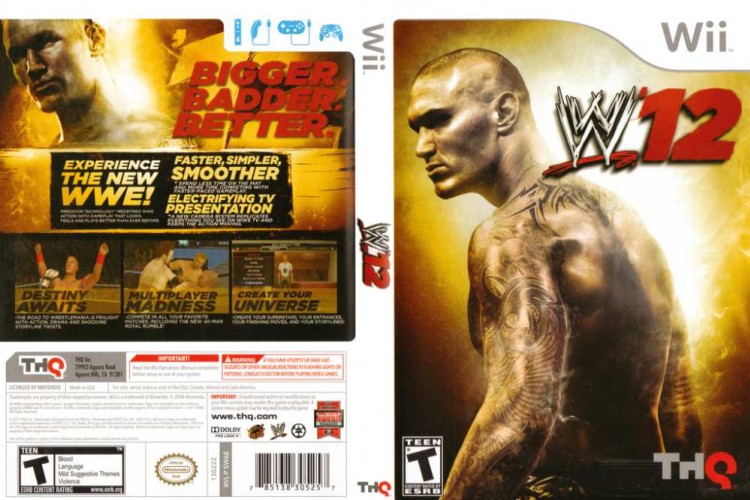 WWE '12 - Wii | VideoGameX