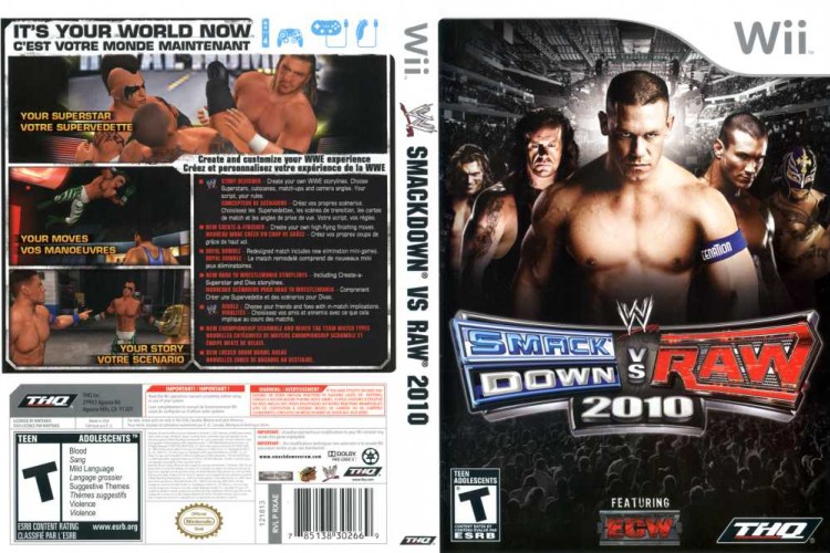 WWE SmackDown vs. Raw 2010 - Wii | VideoGameX