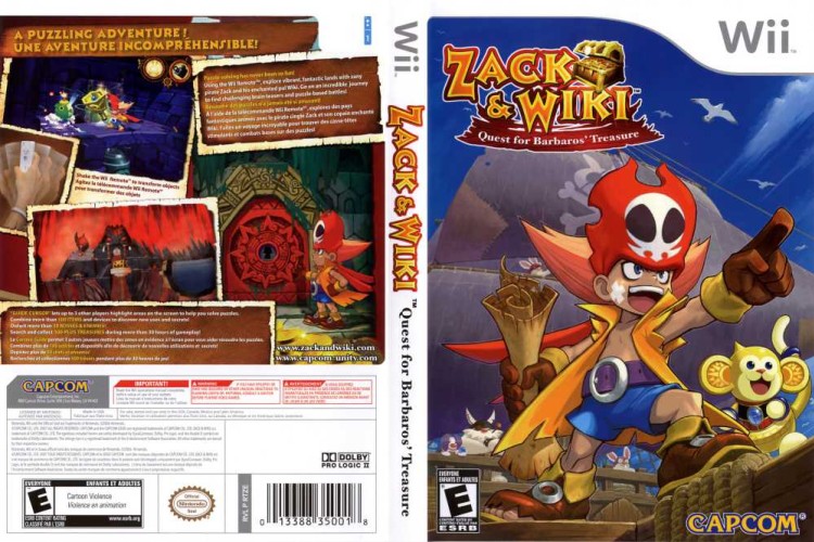 Zack and Wiki: Quest for Barbaros' Treasure, Wii, Games