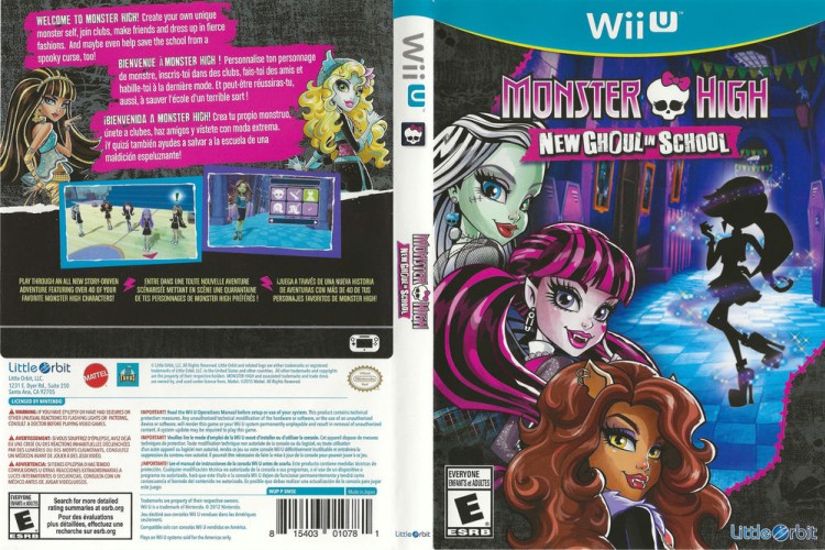 Monster High: New Ghoul In School - Wii U | VideoGameX