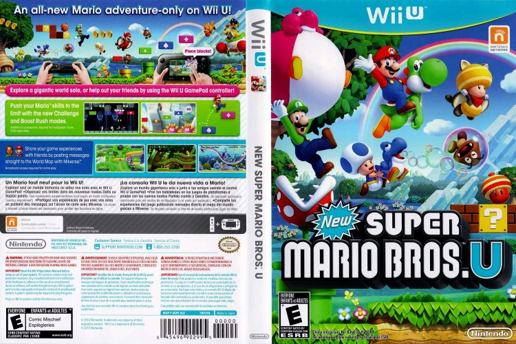 New Super Mario Bros. U - Wii U | VideoGameX