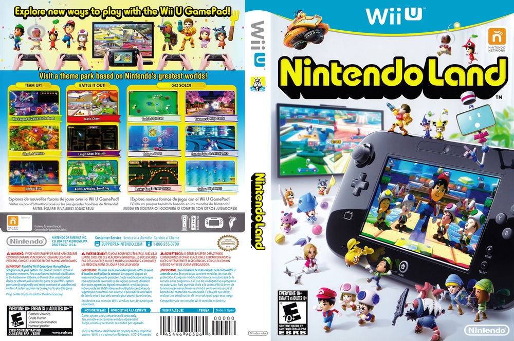 Nintendo Land (2012), Wii U Game