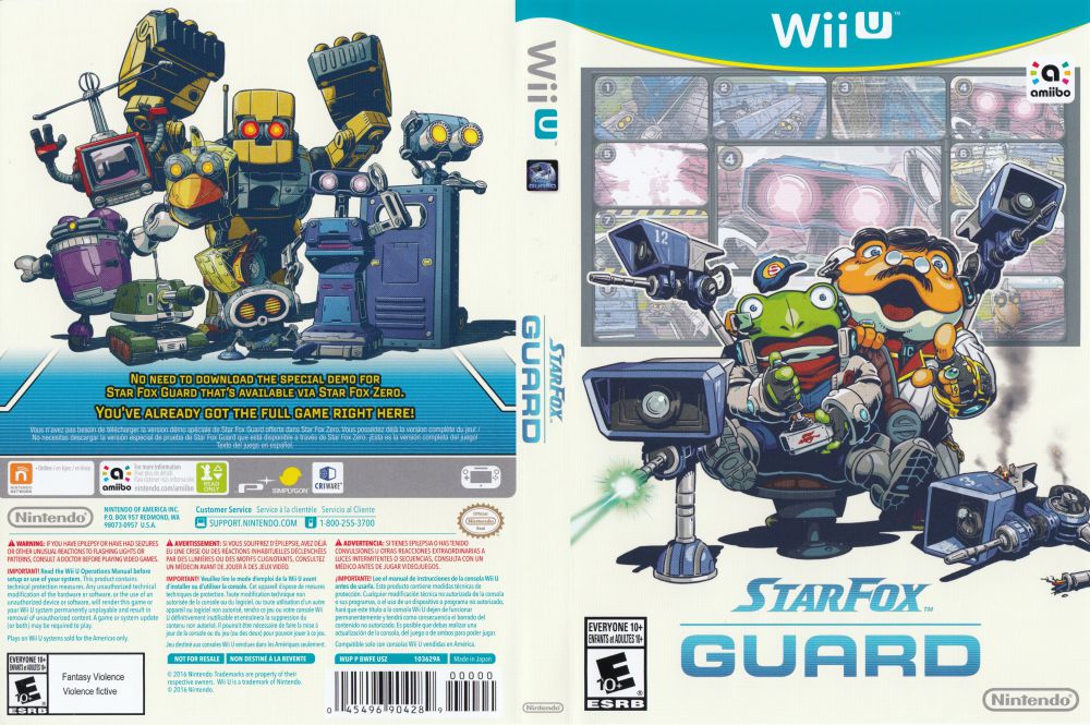 Nintendo Wii U - Star Fox Guard  Retrograde Gaming and Collectibles