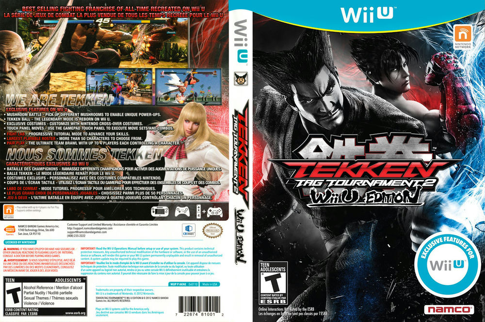  Tekken Tag Tournament 2 Wii U : Video Games