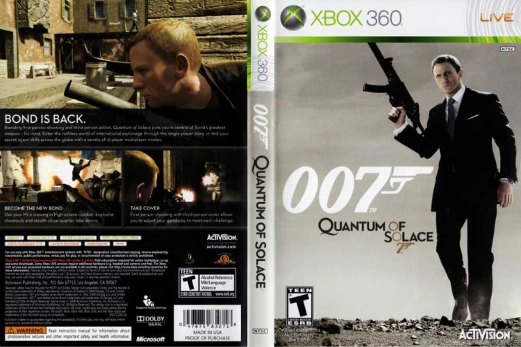 007: Quantum of Solace - Xbox 360 | VideoGameX