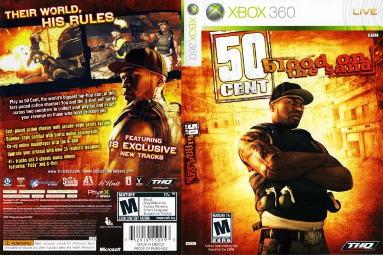 50 Cent: Blood on the Sand - Xbox 360 | VideoGameX
