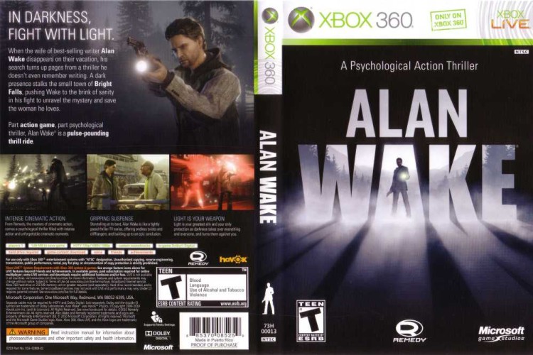 Alan Wake [BC] - Xbox 360 | VideoGameX