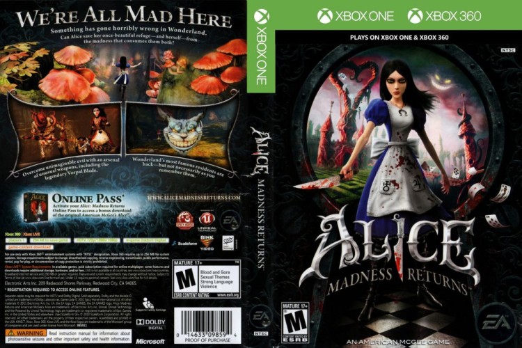 Alice Madness Returns - Xbox 360