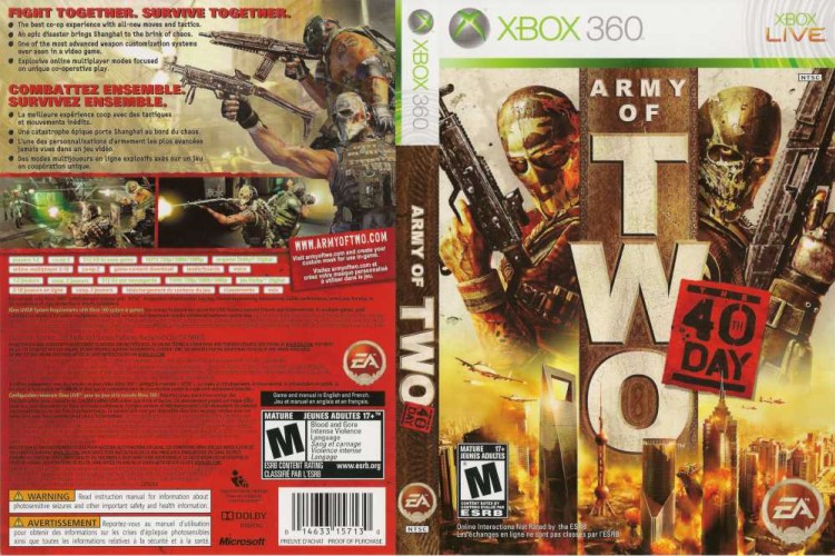 Army of Two: The 40th Day - Xbox 360 | VideoGameX