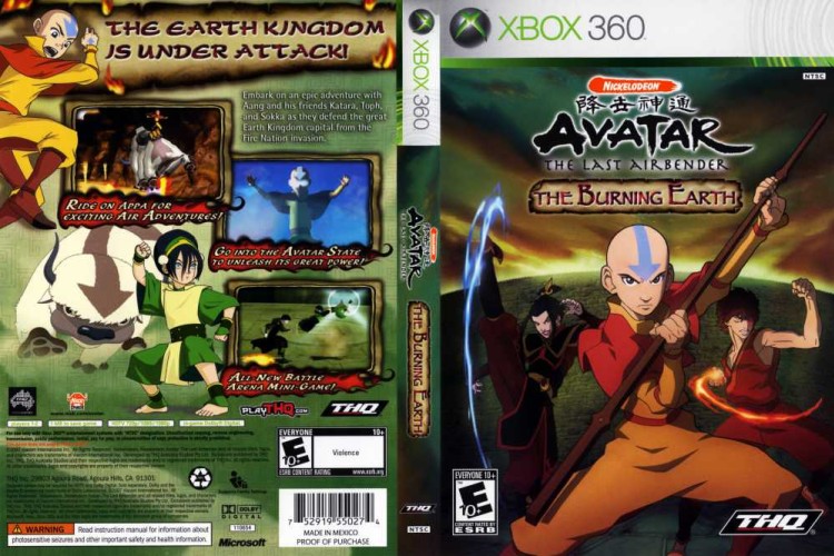 Avatar: The Last Airbender - The Burning Earth - Xbox 360 | VideoGameX