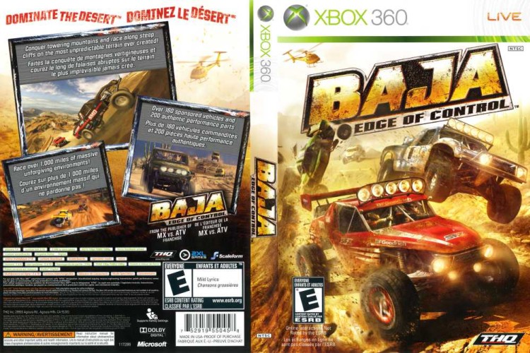 Baja: Edge of Control - Xbox 360 | VideoGameX