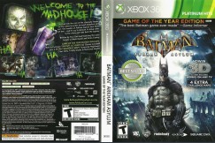 Batman: Arkham Asylum [Game of the Year Edition] - Xbox 360 | VideoGameX