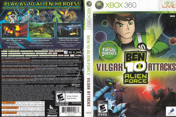 BEN 10: Alien Force - Vilgax Attacks - Xbox 360 | VideoGameX