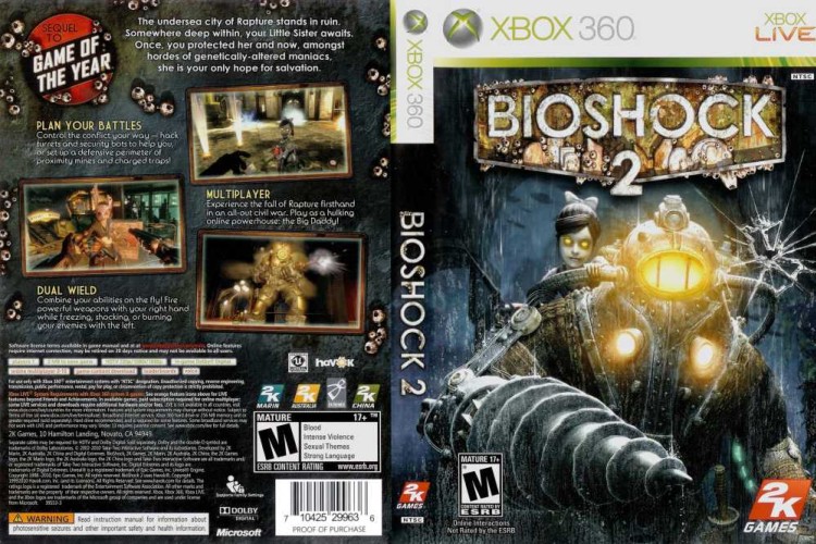 Bioshock 2 [BC] - Xbox 360 | VideoGameX