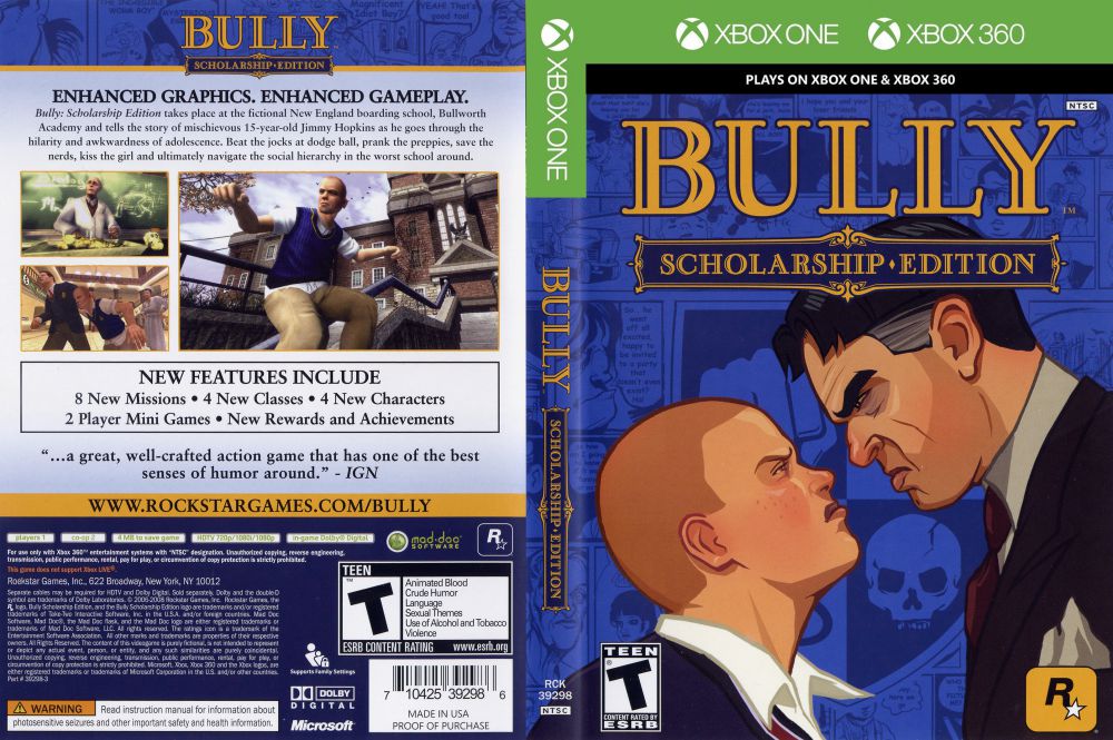 bully scholarship edition xbox 360