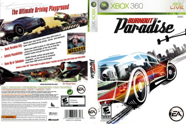 Burnout Paradise [BC] - Xbox 360 | VideoGameX