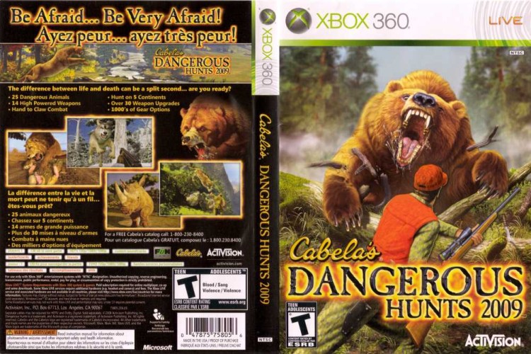 Cabela's Dangerous Hunts 2009 - Xbox 360 | VideoGameX