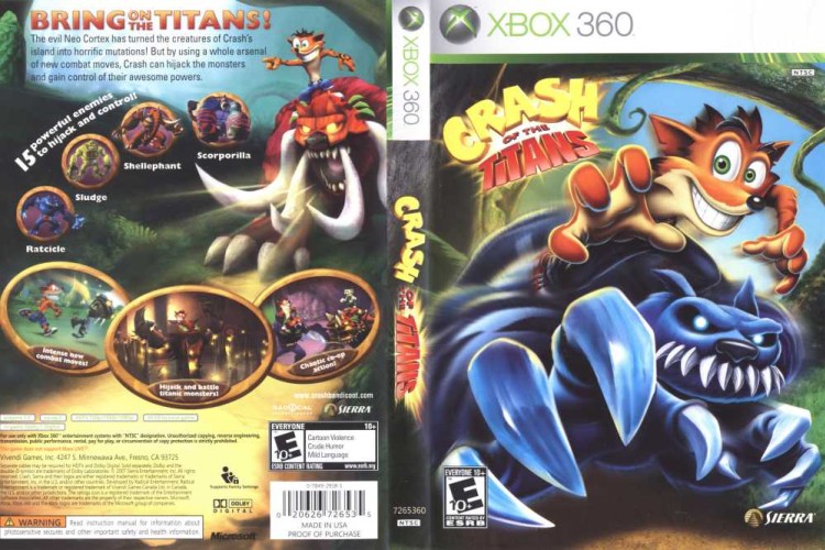 Crash of the Titans - Xbox 360 | VideoGameX