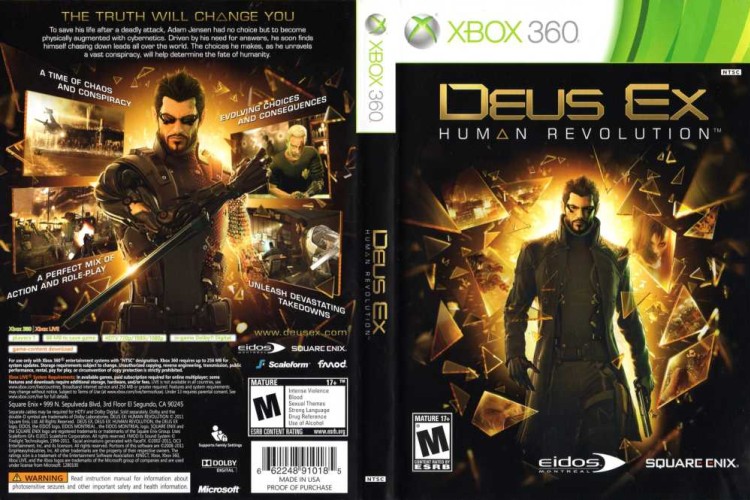 Deus Ex: Human Revolution [BC] - Xbox 360 | VideoGameX