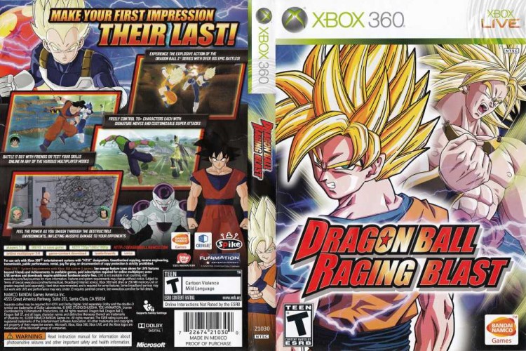 Dragon Ball: Raging Blast - Xbox 360 | VideoGameX