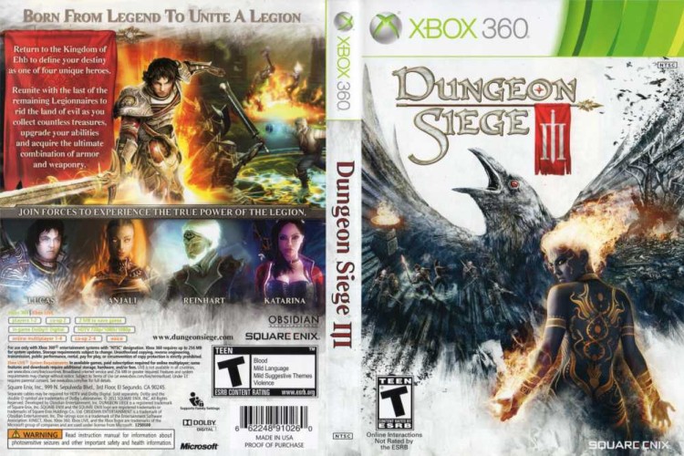 Dungeon Siege III [BC] - Xbox 360 | VideoGameX