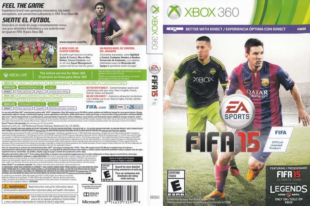 jogo fifa 15 Xbox 360 ntsc mídia física ORIGINAL