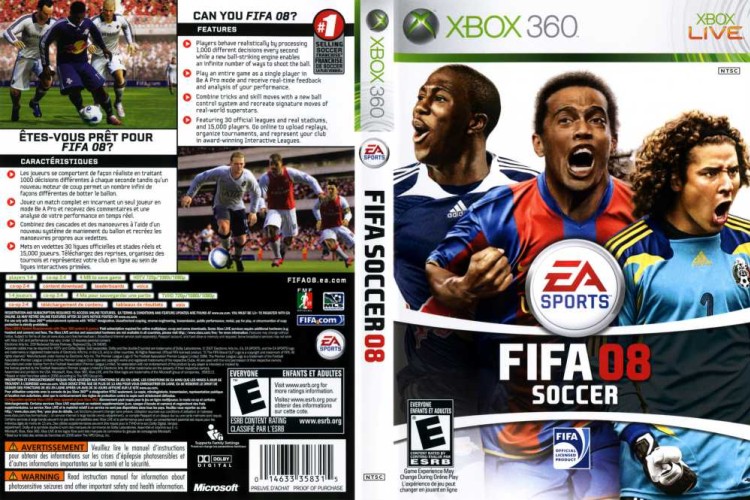 FIFA Soccer 08 - Xbox 360 | VideoGameX