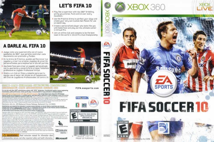 FIFA Soccer 10 - Xbox 360 | VideoGameX