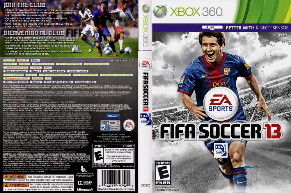 Preços baixos em FIFA Soccer 13 Microsoft Xbox 360 Video Games