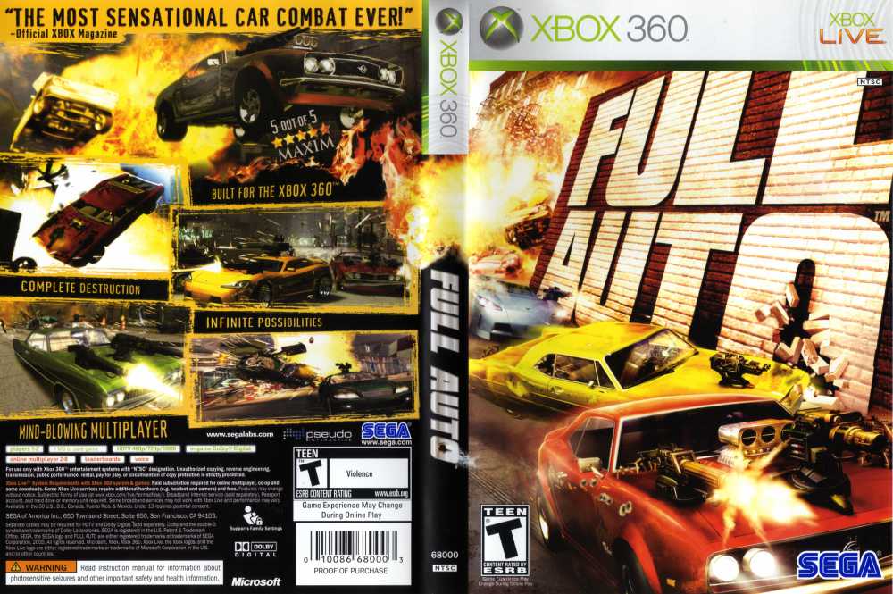 Full Auto - Xbox 360 | VideoGameX