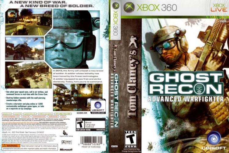 Ghost Recon Advanced Warfighter - Xbox 360 | VideoGameX