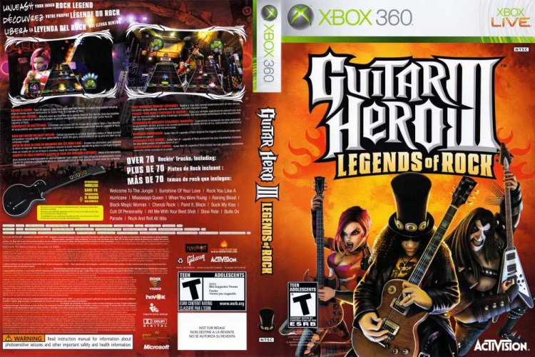 Guitar Hero III: Legends of Rock - Xbox 360 | VideoGameX