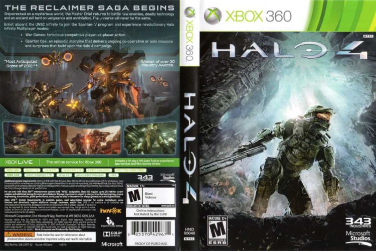 Halo 4 - Xbox 360 | VideoGameX