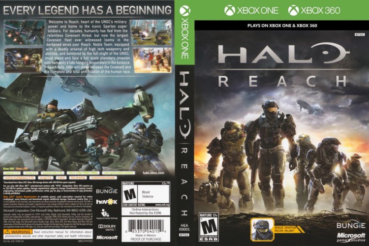 Halo: Reach [BC] - Xbox 360 | VideoGameX