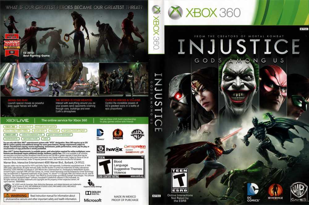 Injustice xbox 2025 live