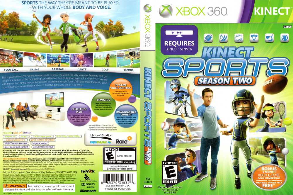 Kinect Sports Season Two