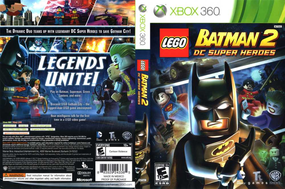 lego batman 2 dc super heroes xbox 360