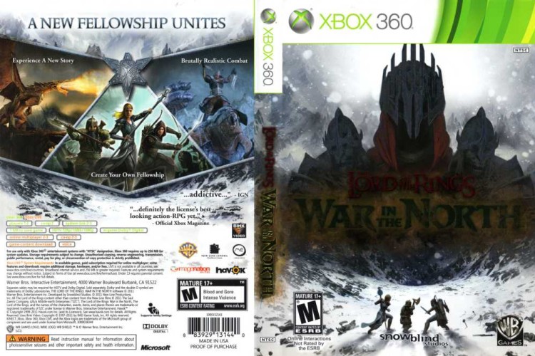 Lord of the Rings, The: War in the North - Xbox 360 | VideoGameX