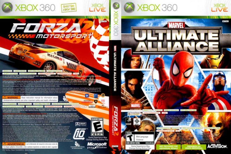 Marvel Ultimate Alliance / Forza 2 Motorsport - Xbox 360 | VideoGameX