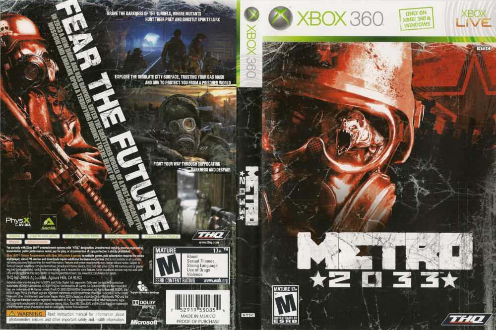 metro 2033 xbox 360