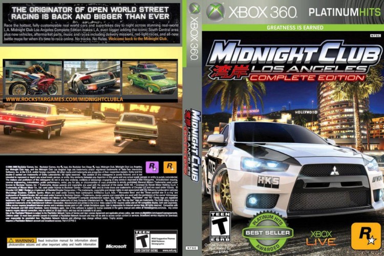Midnight Club: Los Angeles - Complete Edition - Xbox 360 | VideoGameX