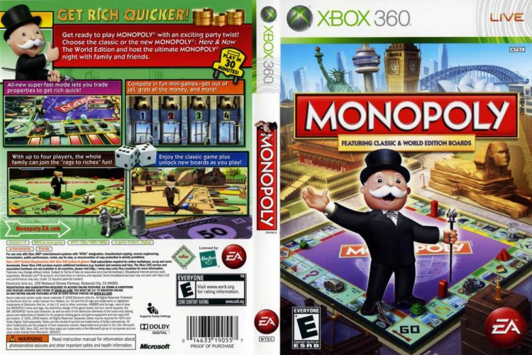 Monopoly - Xbox 360 | VideoGameX