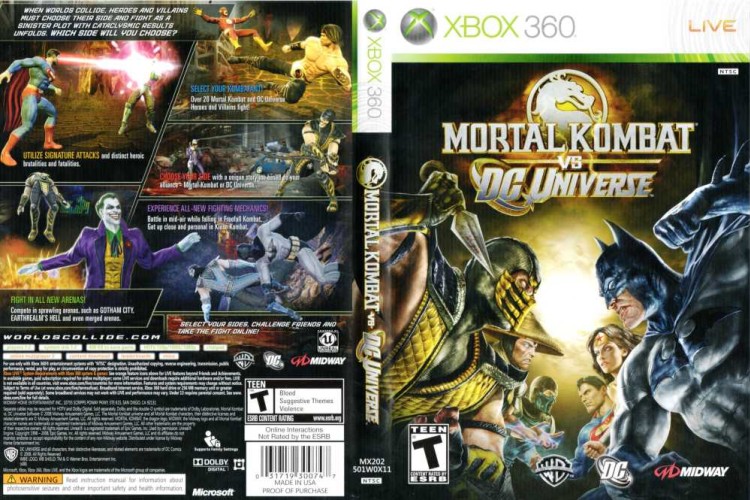 Mortal Kombat vs. DC Universe - Xbox 360 | VideoGameX