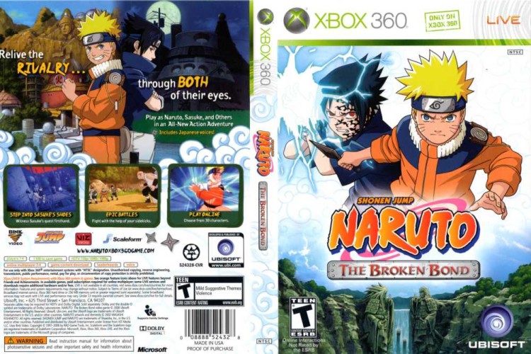 Naruto: The Broken Bond - Xbox 360 | VideoGameX