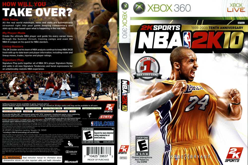 nba 2k10 xbox 360