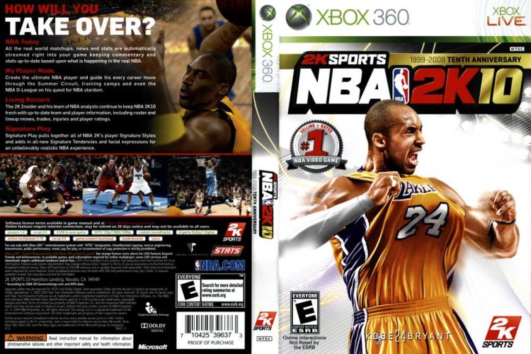 NBA 2K10 - Xbox 360 | VideoGameX