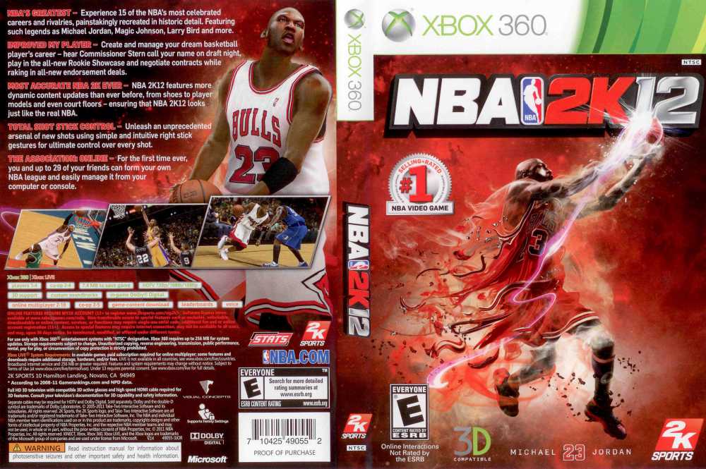 NBA 2K12 - Xbox 360 Video Game 